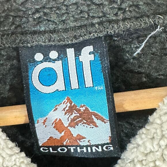ALF by KUHL Fleece Hoodie vintage 90's womans size Small Alfpaca - Picture 5 of 8